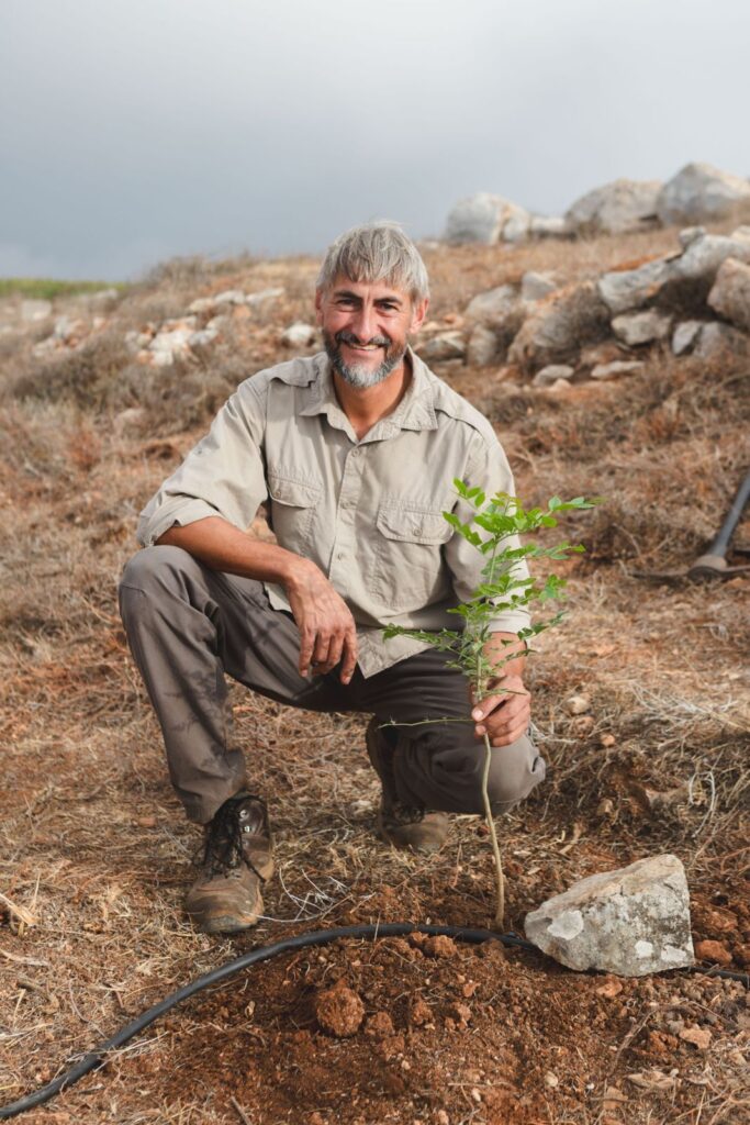 HaYovel's forestry manager is helping this desert become a forest again